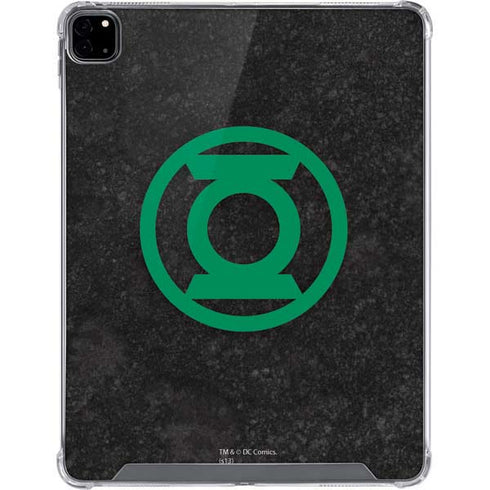 DC Comics Green Lantern Logo Black Background iPad Pro 12.9in (2020) Clear Case